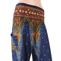 Harembroek Medium Pauw blauw